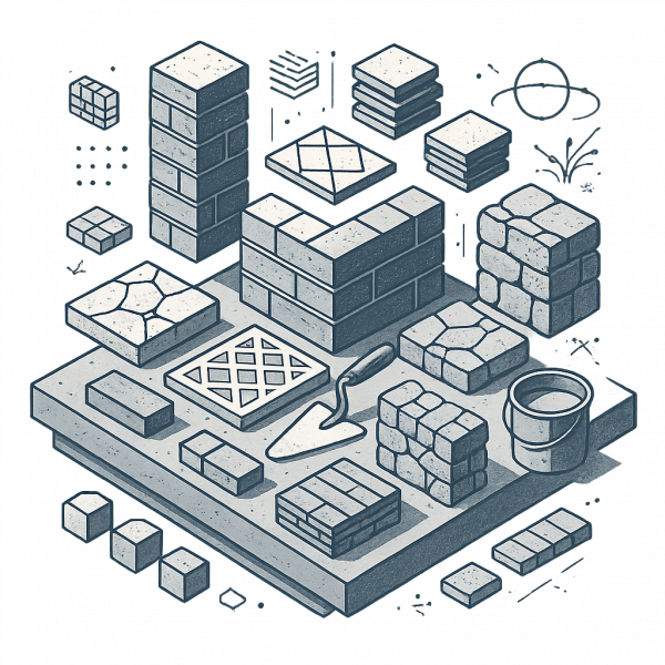 Dekorative byggematerialer