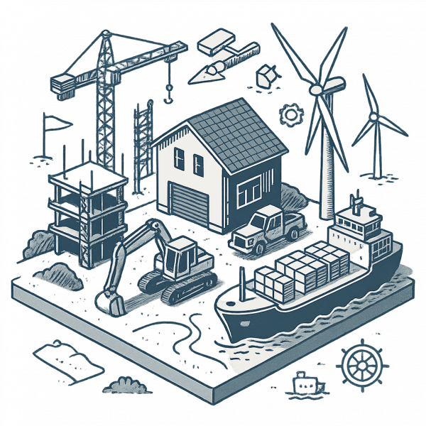 Industrielle Byggere