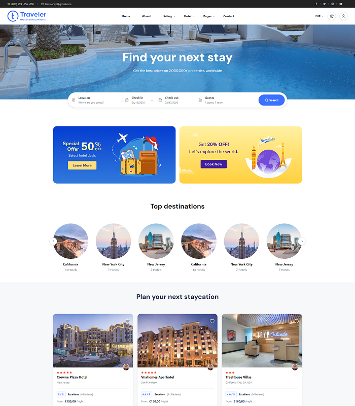 Netplatforme til resorts